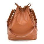 Louis Vuitton Noe Large Brown Cipango Gold Epi Leather Shoulder Bag