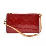 Louis Vuitton Lexington Red Pomme D'amour Vernis Leather Hand Bag