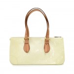 Louis Vuitton Rosewood Avenue White Perle Vernis Leather Shoulder Bag