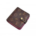 Louis Vuitton Perforated Monogram Canvas Fuchsia Leather Compact Wallet - Limited Ed