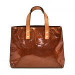 Louis Vuitton Reade PM Bronze Vernis Leather Handbag