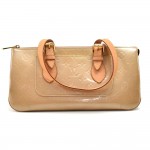 Louis Vuitton Rosewood Avenue Beige Vernis Leather Shoulder Bag