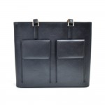 Louis Vuitton Wilwood Blue Monogram Mat Leather Shoulder Bag