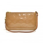 Louis Vuitton Lexington Beige Vernis Leather Evening Bag