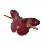 Louis Vuitton Griotte Red Vernis Leather Butterfly Hair Pin Accessory