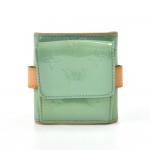 Louis Vuitton Lafayette Street Mint Green Vernis Leather Bracelet Coin Case