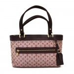 Louis Vuitton Lucille PM Red Monogram Mini Lin Canvas Shoulder Bag