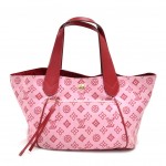 Louis Vuitton Cabas Ipanema GM Rose Red Monogram Cotton Beach Bag