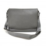 Louis Vuitton Roman MM Grey Taiga Leather Messenger Bag