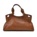 Cartier Marcello de Cartier Brown Calfskin Leather Shoulder Bag