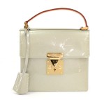 Louis Vuitton Gray Vernis Leather Spring Street Hand Bag