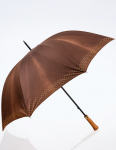 Louis Vuitton Brown Monogram Pattern Trim Large Umbrella