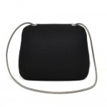 Chanel Millenium Black Lambskin Cotton Hard Case Shoulder Bag-Limited Ed