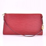 Louis Vuitton Red Epi Leather Accessories  Pochette Hand Bag