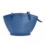 Vintage Louis Vuitton Saint Jacques PM Blue Epi Leather Shoulder Bag