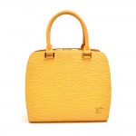 Vintage Louis Vuitton Pont Neuf Yellow Epi Leather Handbag