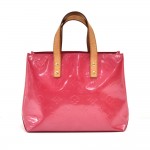 Louis Vuitton Reade PM Pink Framboise Vernis Leather Handbag