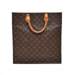 Vintage Louis Vuitton Sac Plat Monogram Canvas Tote Handbag