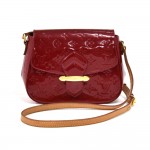 Louis Vuitton Bellflower GM Red Vernis Leather Crossbody Bag