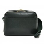 Louis Vuitton Reporter Green Taiga Leather Medium Shoulder Bag