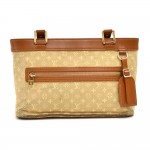 Louis Vuitton Lucille PM Beige Monogram Mini Lin Canvas Shoulder Bag