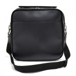 Louis Vuitton Tura Ardoise Black Taiga Leather Large Small Travel Bag + Strap