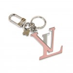 Louis Vuitton Porte Capucines LV Logo Pink Leather Key Holder / Bag Charm