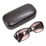 Louis Vuitton Divine Brown Glitter & Monogram Fleur Cat Eye Style Sunglasses- Z0220E