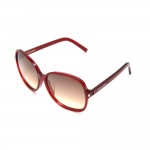 Saint Laurent Classic 8/F Red Oversized Sunglasses ON7D8