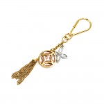 Louis Vuitton Porte Cles Ice Floewr Gold Pink Silver Keychain / Bag Charm