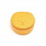 Louis Vuitton Ecrin Bijoux Yellow Epi Leather Mini Jewelry Case