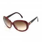 Chanel Red & Deep Red Gold CC Logo Oversized Sunglasses-5176-A c.1198/3P