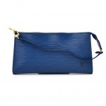 Vintage Louis Vuitton Pochette Accessoires Blue Epi Leather Handbag