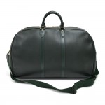 Vintage Louis Vuitton Kendall GM Green Taiga Leather Travel Bag