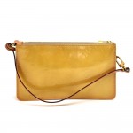Vintage Louis Vuitton Lexington Yellow Vernis Leather Handbag