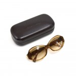 Louis Vuitton Soupcon Amber Brown Glitter Oversized Sunglasses- Z0094E