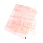 Louis Vuitton Light Pink Ombre Monogram Fleur Lightweight Silk Long Stole Scarf