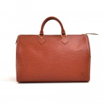 Louis Vuitton Speedy 35 Brown Kenyan Fawn Epi Leather City Handbag
