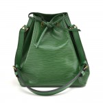 Louis Vuitton Petit Noe Green Epi Leather Shoulder Bag
