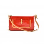 Louis Vuitton Mallory Square Rouge Red Vernis Leather Hand Bag