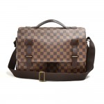 Louis Vuitton Broadway Ebene Damier Canvas Large Messenger Bag