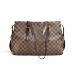 Louis Vuitton Chelsea Ebene Damier Canvas Large Shoulder Bag