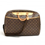 Louis Vuitton Alize 24 Heures Monogram Canvas Travel Bag + Strap