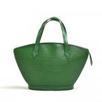 Louis Vuitton Saint Jacques PM Green Epi Leather Handbag