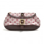 Louis Vuitton Anne-Sophie Purple Mini Lin Monogram Clutch Pouch Bag