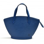 Vintage Louis Vuitton Saint Jacques PM Blue Epi Leather Handbag
