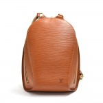 Vintage Louis Vuitton Mabillon Cipango Gold Brown Epi Leather Backpack