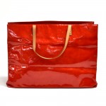 Louis Vuitton Reade GM Red Vernis Leather Large Tote Bag