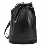 Vintage Louis Vuitton Randonee Black Epi Leather Shoulder Bag