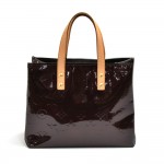Louis Vuitton Reade PM Amarante Vernis Leather Handbag